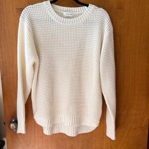 Zenana Outfitters Women's Cream waffle Sweater